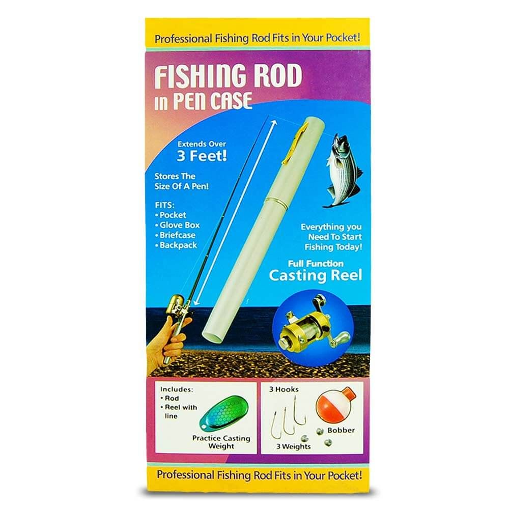 Mini pliiats õngeritv rulliga kalapüügiks pliiatsis - teleskoop kuni 1 meetrit