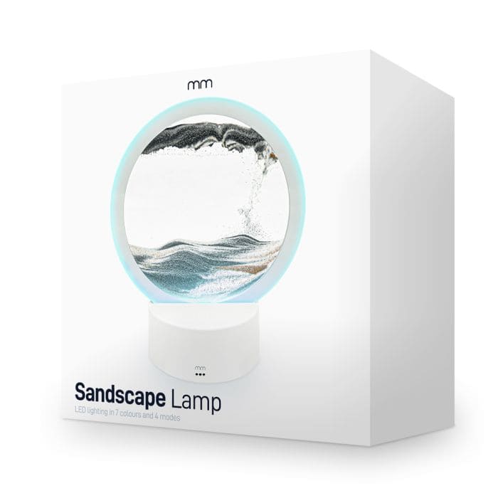 Sand art lamp - sands of time table lamp – RGB värvi LED-taustvalgus