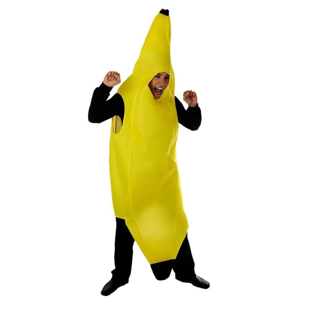 banaaniülikonna karnevalikostüüm täiskasvanutele