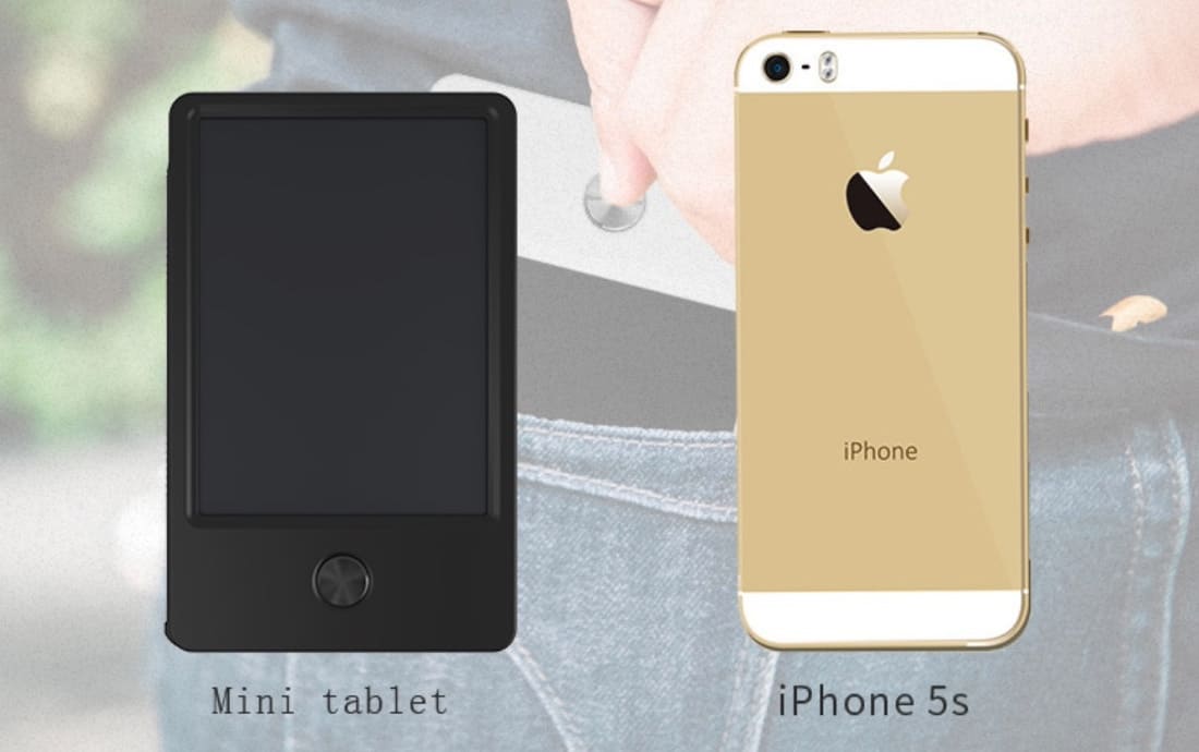 Minimõõtmed nagu teie mobiiltelefon – tasku LCD-laud