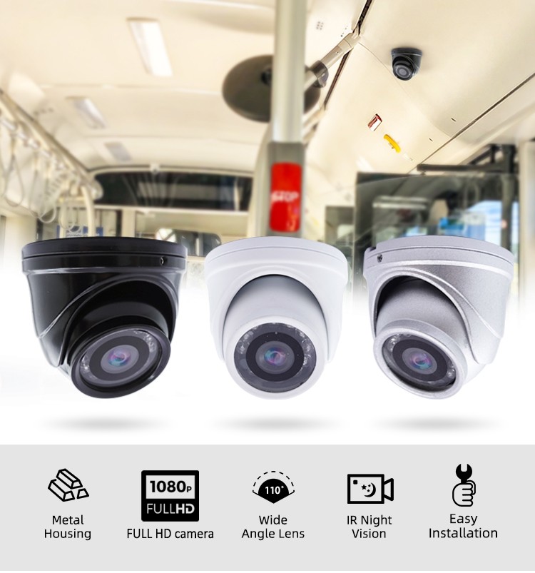 FULL HD autokaamera AHD 3,6mm objektiiv + 12 IR LED-i ja filter