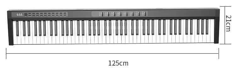 Elektrooniline klahv (klaver) 125cm