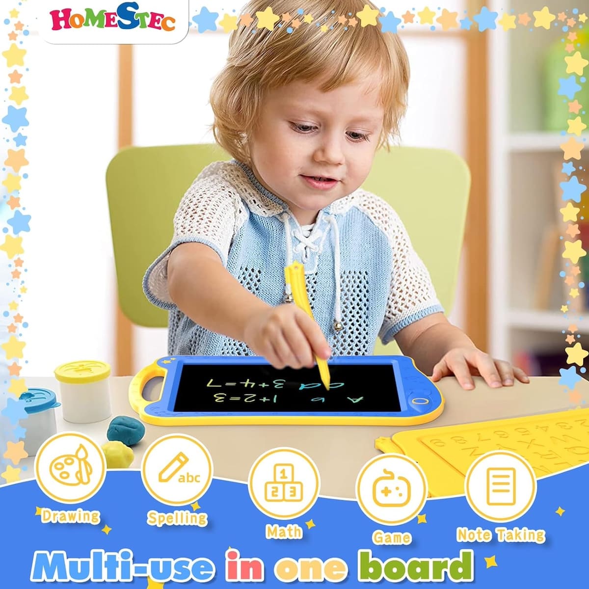 Maagiline LCD-ekraaniga joonistamiseks mõeldud tahvelarvuti lastele lastele