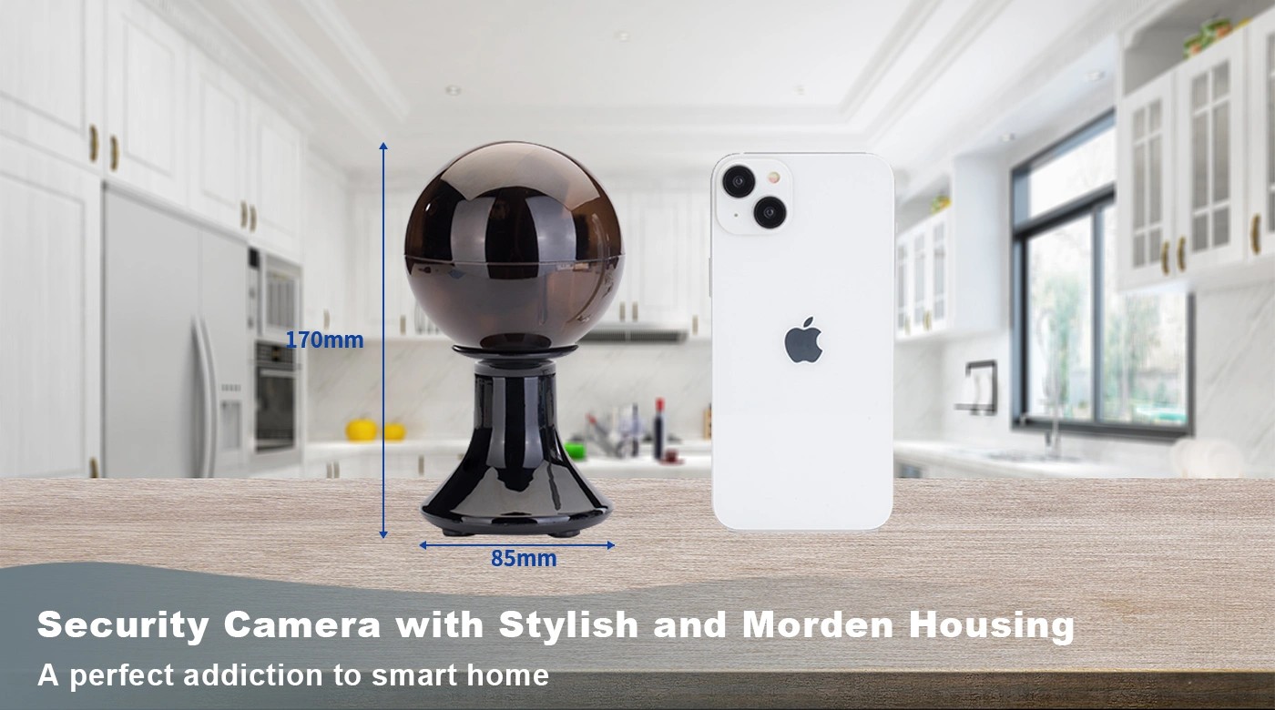 juhtmevaba kaamera wifi spioon must kaasaegne peidetud elegantne