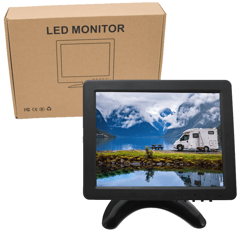 8-tolline monitor TFT LCD monitorid CCTV kaameratele