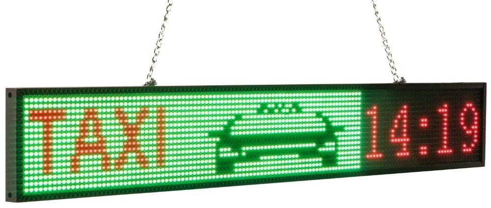 auto LED-paneeli värviline ekraan takso jaoks