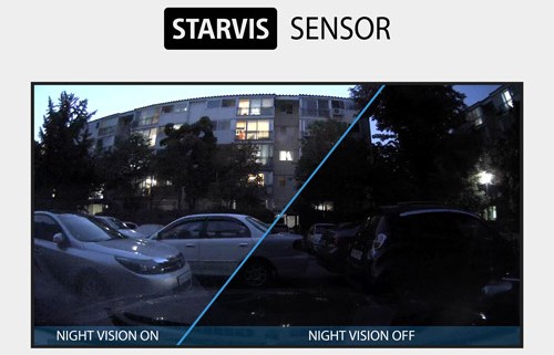 Sony starvis sensor dod kaamera