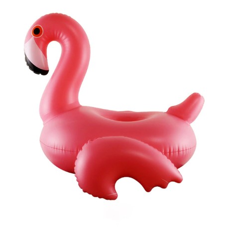täispuhutav flamingo tasside jaoks hoidikuna