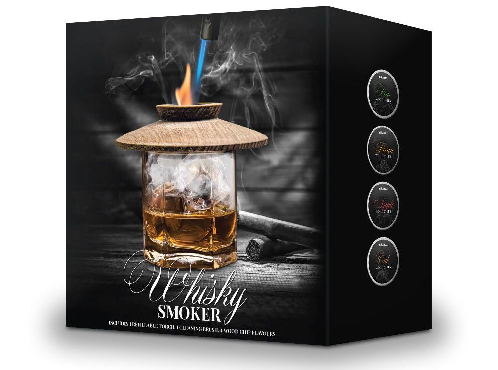 viskisuitsetaja burboonikomplekt suitsutatud viskijoogi jaoks