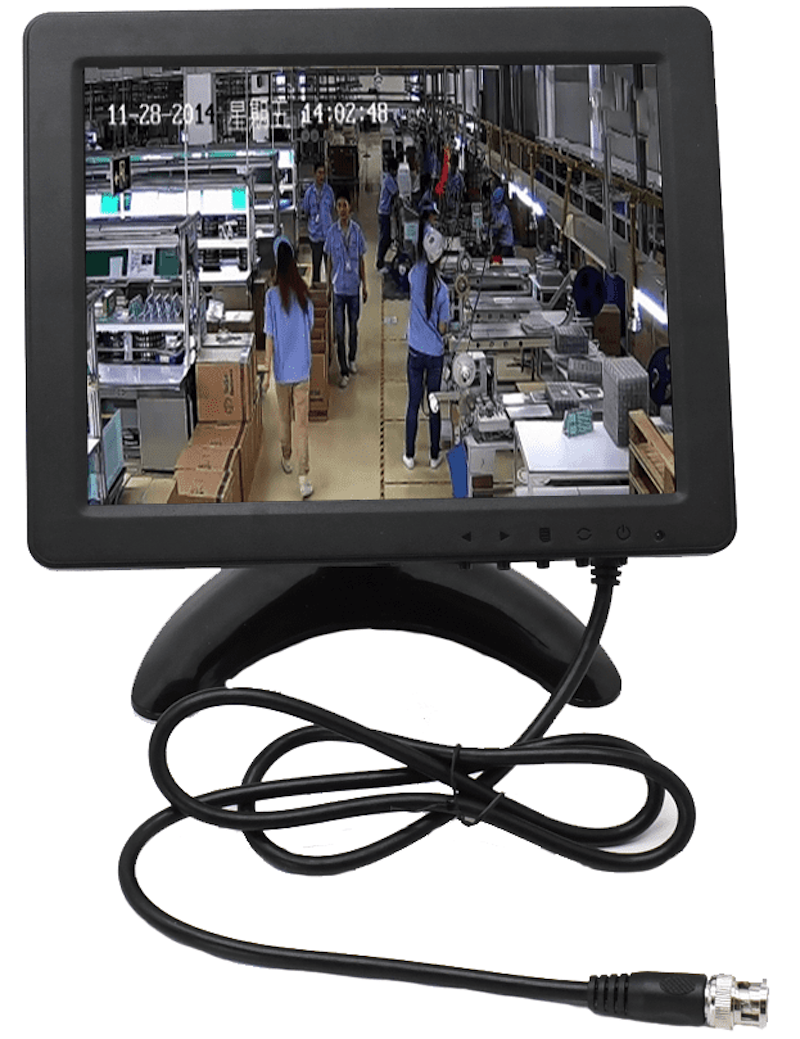 Väike monitor kaamerate vaatamiseks / kaamera välise BNC sisendiga