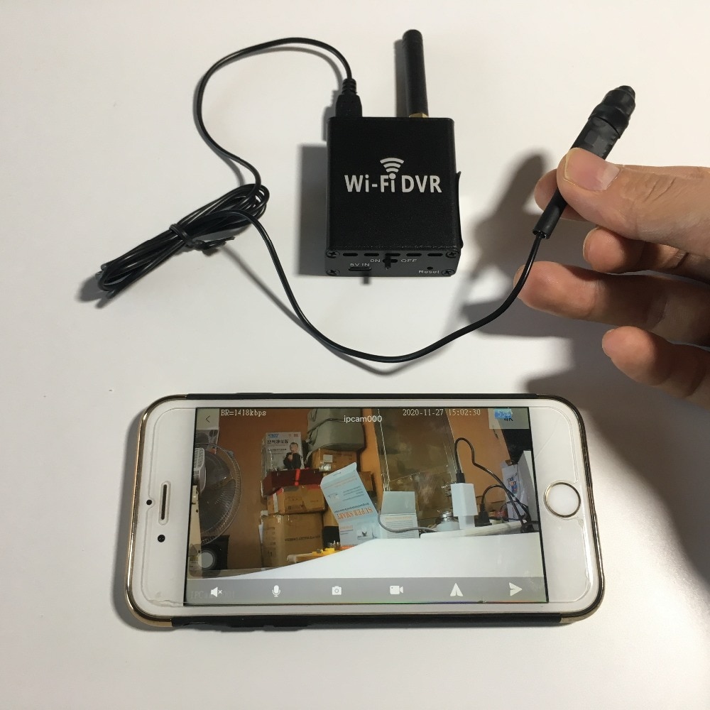wifi pinhole ip kaamera mikro mini objektiiv