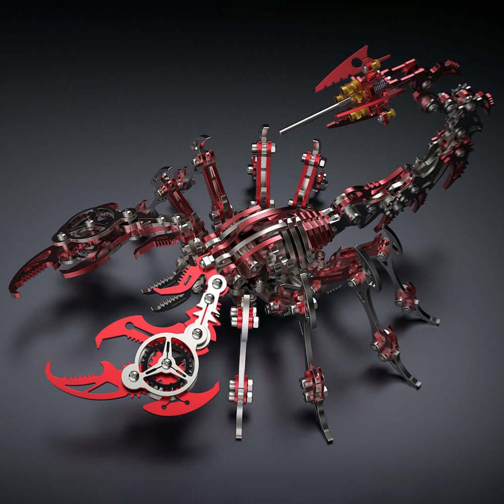 3D pusle skorpion 3D unikaalne metallist pusle