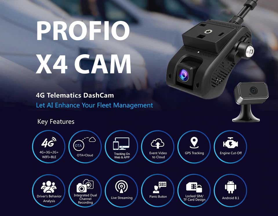 Pilveautode kaamerad Profio X4