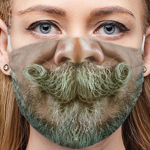 3D mask prindi vuntsid ja habe