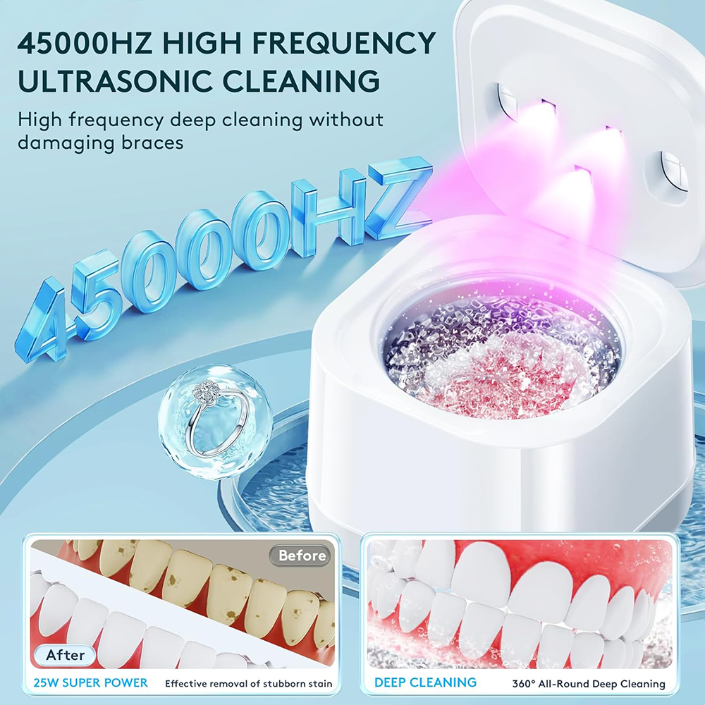 Hambaproteeside puhastusvahend - harjapuhastus, seadmete helihoidja puhastusvahend
