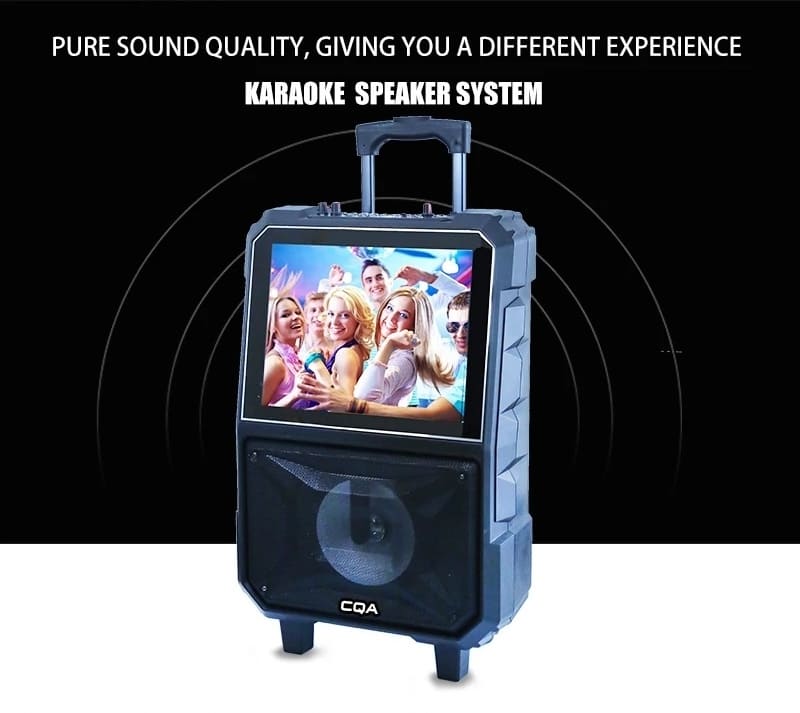 Koduseks kasutamiseks mõeldud karaokemasin juhtmevaba mikrofoniga
