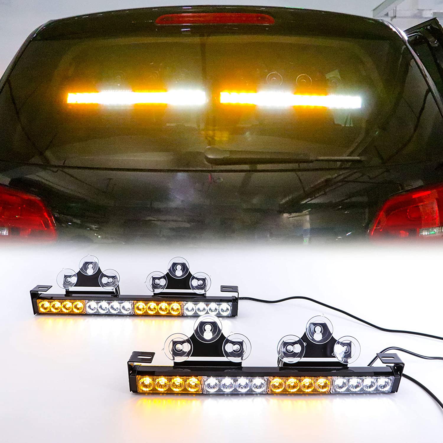 Vilkuvad LED tuled autole kollane valge mitmevärviline
