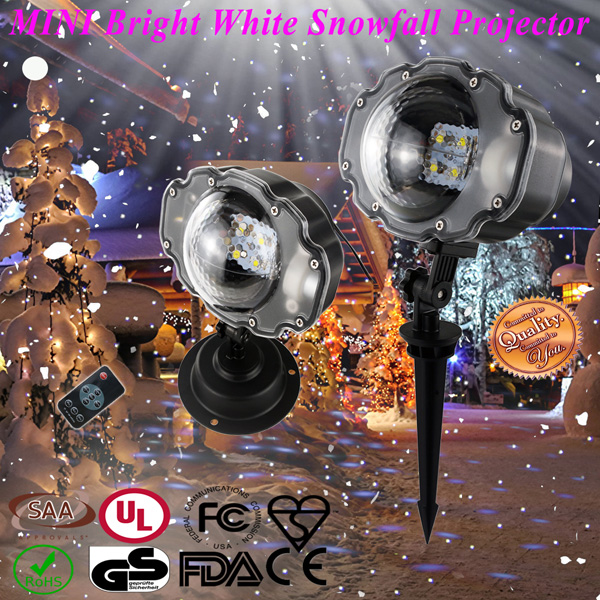 Snowflakes LED projektor Välis- ja siseprojektsioon