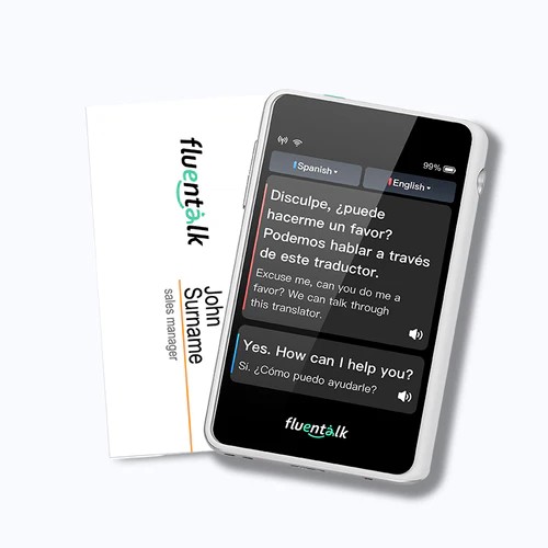 Fluentalk T1 mini - Visa kaardi suurus 2,8" HD ekraaniga