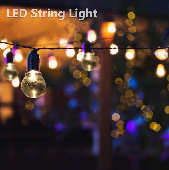 LED stringvalgusti päikesepaneeliga