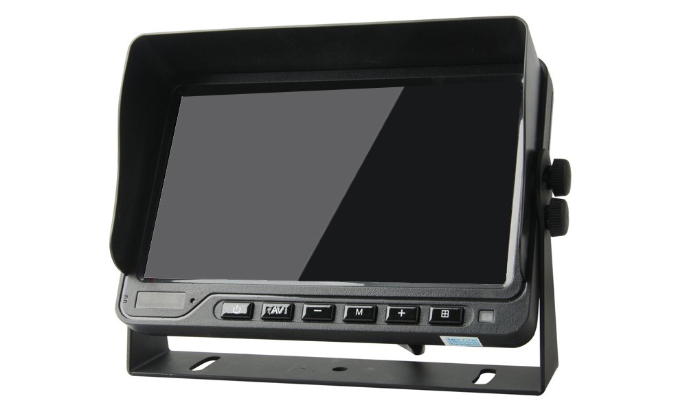 kompaktne 7-tolline tagumine monitor autole