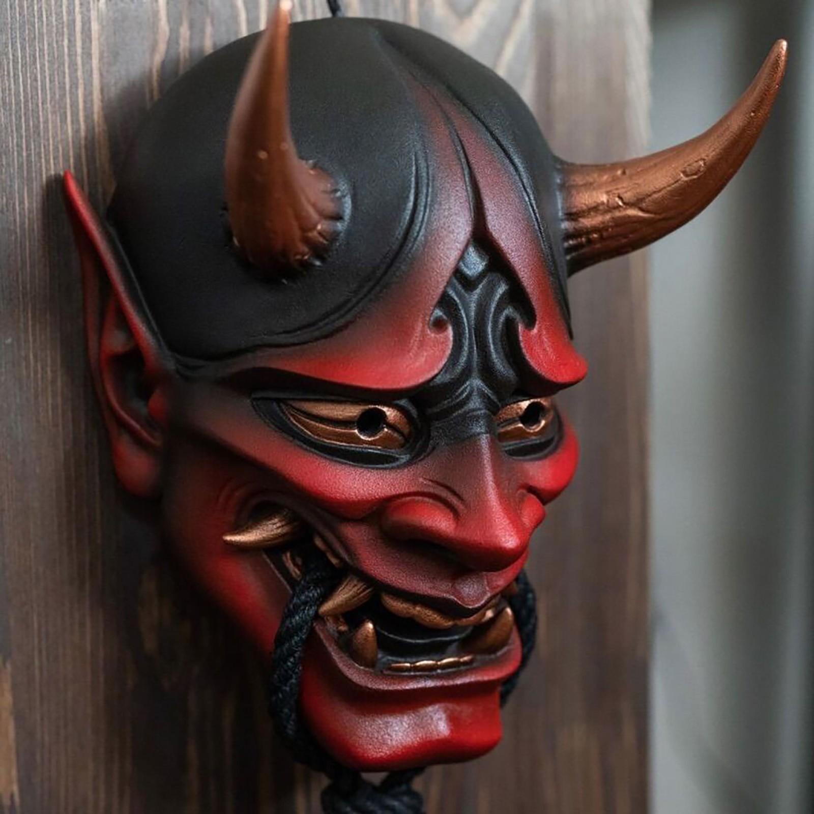 Jaapani deemoni mask näole karneval