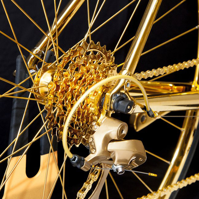Kuld konstruktsiooni jalgratas