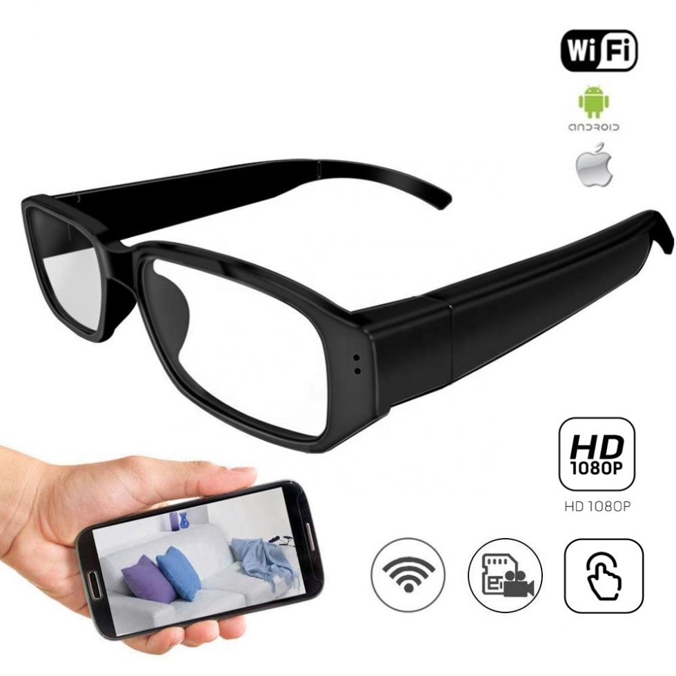 prillid kaameraga - spioonikaamera prillides wifiga
