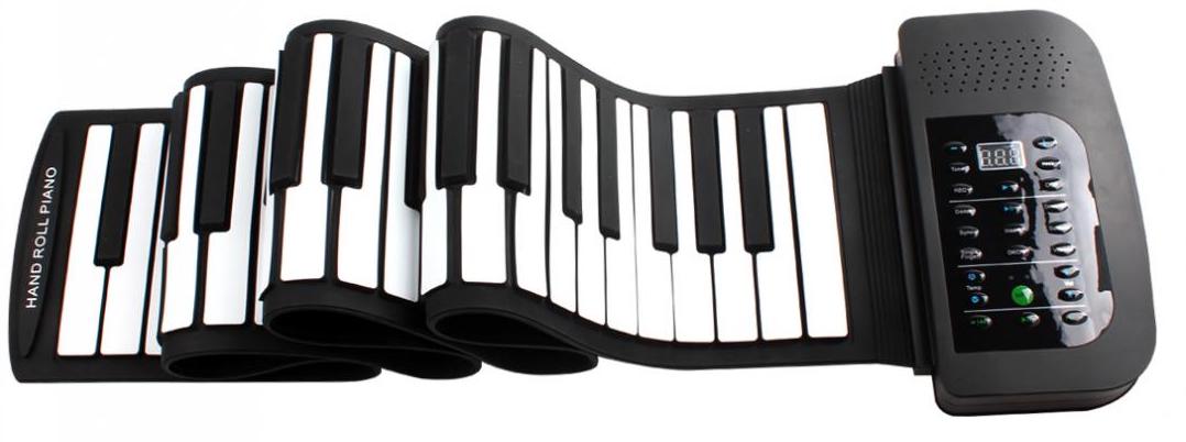 kaasaskantav klaveri klaviatuur roll-up klaver