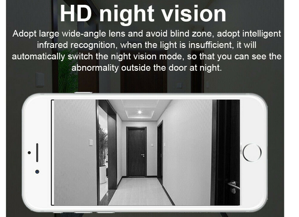 IR öise nägemise video uksekell juhtmevaba