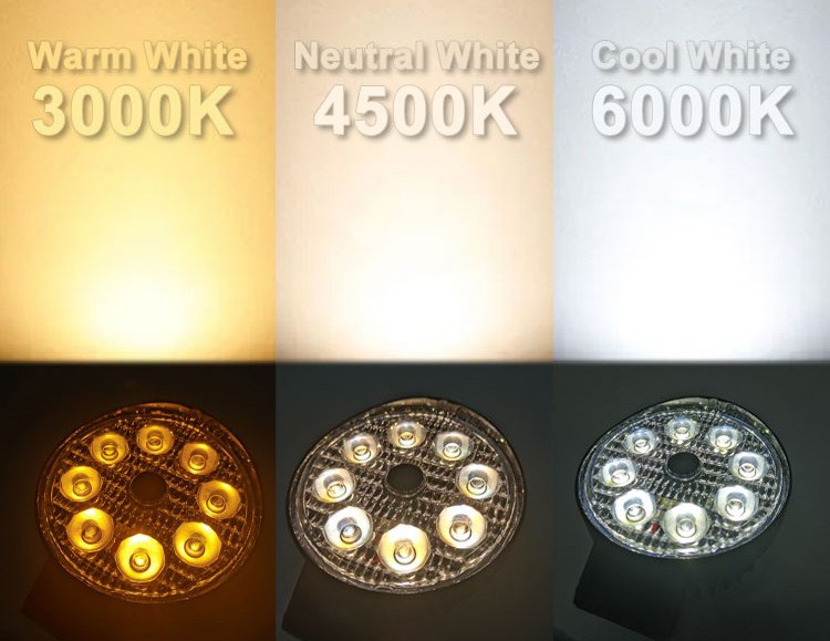 Mitme valgusega LED-lambi heledusrežiim (soe valgus, neutraalne valgus, külm valgus)
