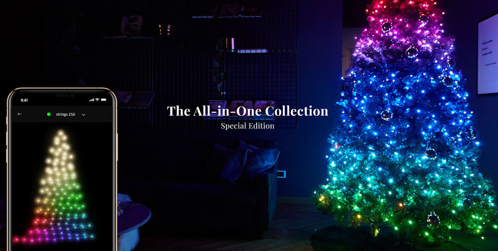 LED-puu jõulud silmapilkselt nutitelefoni rakenduse juhtimiseks