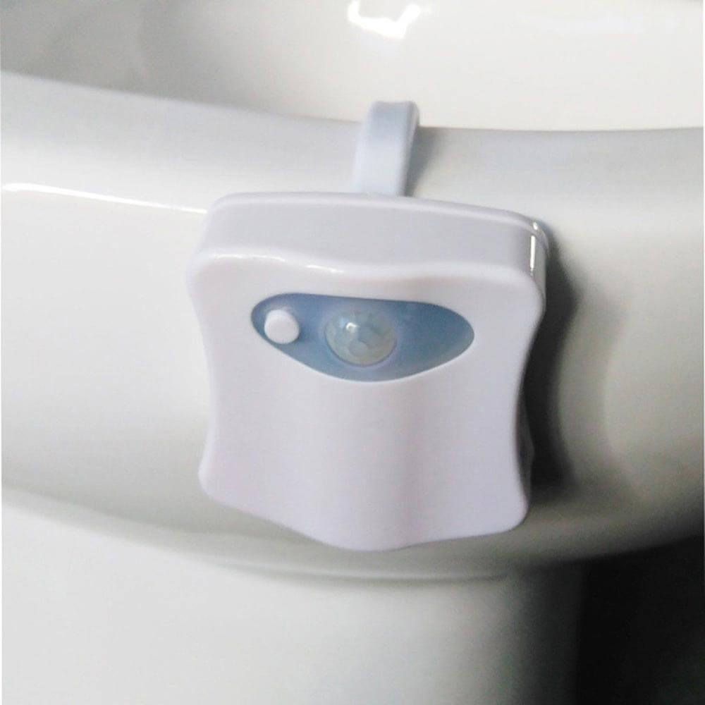 Liikumisanduriga WC valgusti - värviline LED