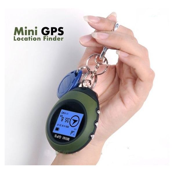 mini-gps-navigatsioon võtme ripatsiga võtmehoidja rõngas