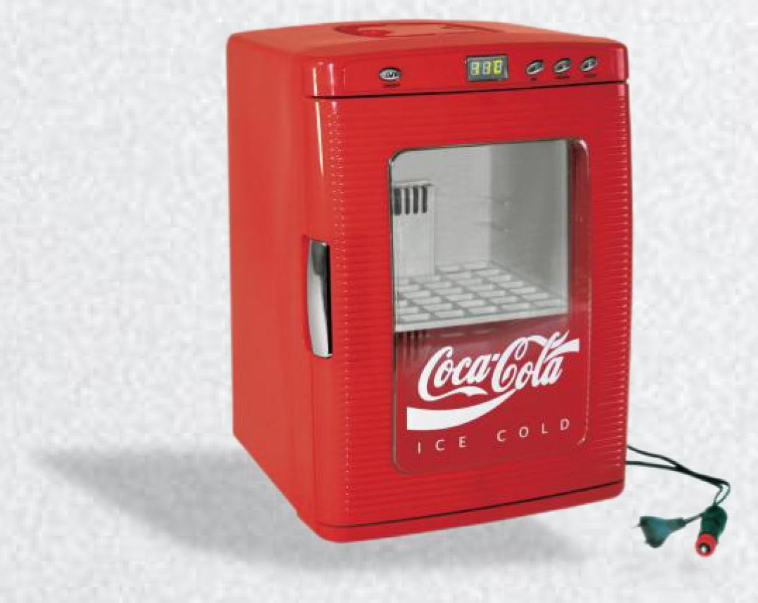 retro mini jahuti külmik külmik punane coca cola